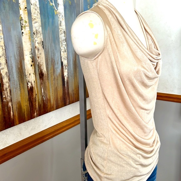 Worthington Sleeveless Cowl Neck Blouse - Picture 2 of 5